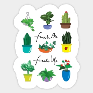 Fresh air fresh life Sticker